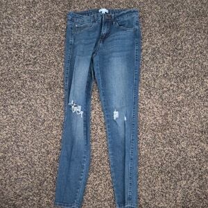 Kendall & Kylie Blue Skinny Jeans